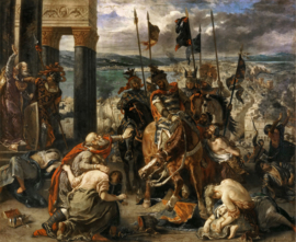 Delacroix, Inname van Constantinopel door de kruisvaarders