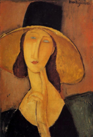 Modigliani, Jeanne met grote hoed