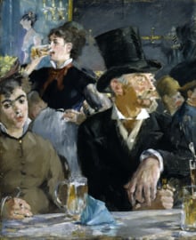 Manet, In het café