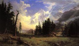 Bierstadt, De Morteratsch gletsjer