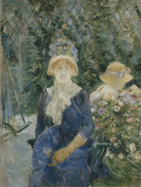 Morisot, Vrouw in een tuin