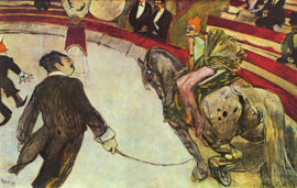 Toulouse-Lautrec, Equestrienne in circus Fernando