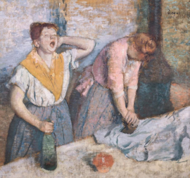 Degas, De strijksters