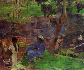 Gauguin, Bij de vijver