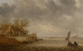 Van Goyen, Zicht op Dordrecht vanaf Papendrecht