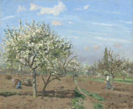 Pissarro, Boomgaard in bloei, Louveciennes