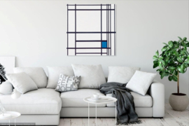 Mondriaan, Compositie met lijnen en met kleur 3