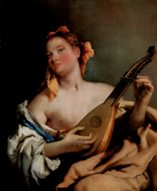 Tiepolo, Vrouw met een mandoline