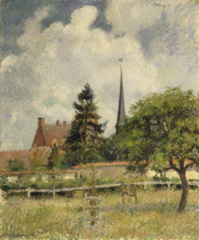 Pissarro, De kerk in Eragny