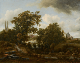 Hobbema, Landschap bij Deventer