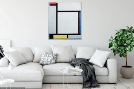 Mondriaan, Compositie met rood, blauw, zwart, geel en grijs