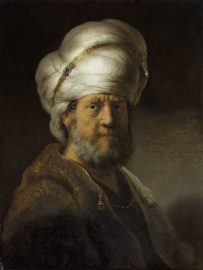 Rembrandt, Man in oosterse kledij