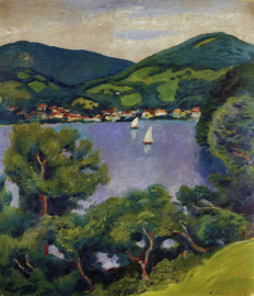 Macke, Zicht op de Tegernsee