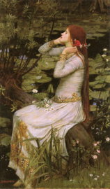 Waterhouse, Ophelia bij de vijver