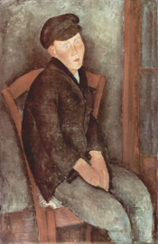 Modigliani, Zittende jongen met pet