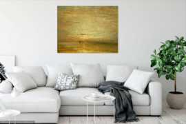 Mesdag, Stille zee bij zonsondergang