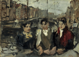 I. Israëls, Fabrieksmeisjes op de Prinsengracht