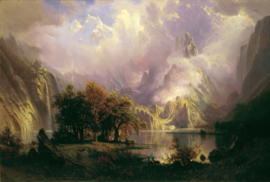 Bierstadt, Landschap in de Rocky Mountains