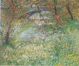 Van Gogh, Oever van de Seine in de lente