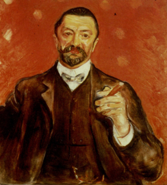 Munch, Portret van Felix Auerbach