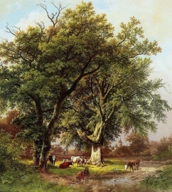 B.C. Koekkoek, De grote beukenboom van kasteel Moyland