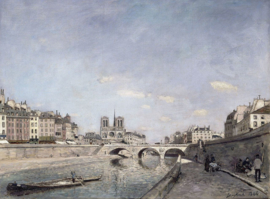 Jongkind, De Seine en de Notre Dame in Parijs