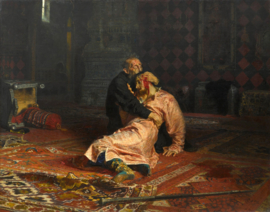 Repin, Iwan de Verschrikkelijke bij het lijk van zijn zoon