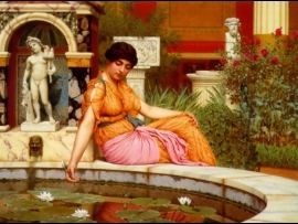 Godward, Een lelievijver