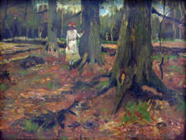 Van Gogh, Meisje in het bos