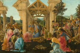 Botticelli, Aanbidding der wijzen 2