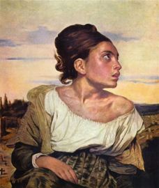 Delacroix, Weesmeisje op de begraafplaats