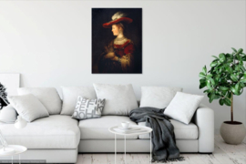 Rembrandt, Saskia en profil