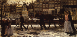 Breitner, De Lauriergracht in de winter