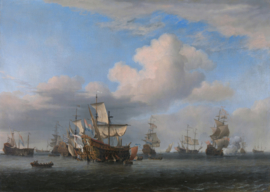 Van de Velde, Veroverde Engelse schepen na de Vierdaagse zeeslag