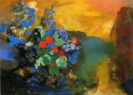 Redon, Ophelia tussen de bloemen