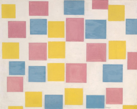 Mondriaan, Compositie met kleurvlakjes