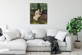 Repin, Tolstoj rust uit in het bos