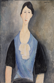 Modigliani, Jonge vrouw in blauw