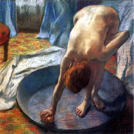 Degas, Vrouw in de badkuip