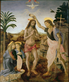 Da Vinci, De doop van Christus