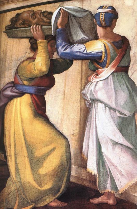Michelangelo, Judith en Holofernes (detail)
