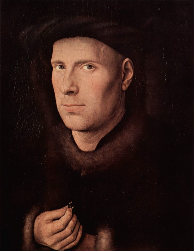 Van Eyck, Portret van Jan de Leeuw