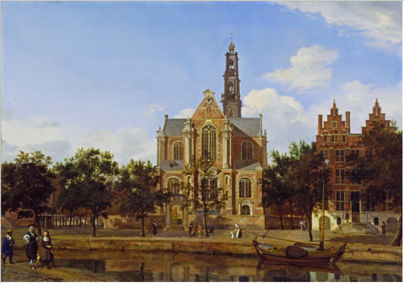 Van der Heyden, De Westerkerk in Amsterdam