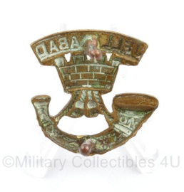 Wo2 Britse cap badge Somerset Light Infantry - 3 x 3 cm - origineel