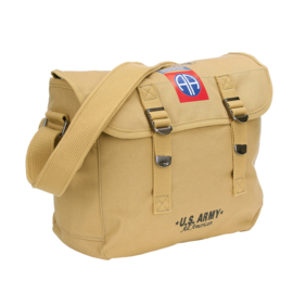 US Army 82nd Airborne Ransel pukkel met opdruk - COYOTE - 32 x 12 x 24 cm