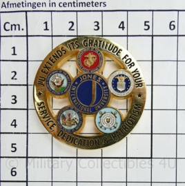 Coin Jones International University for Service members US Army  - diameter 4,5 cm - origineel