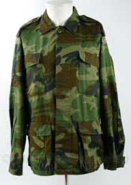 US Army Korps Mariniers BDU woodland jungle jas Eritrea missie - gedragen - maat Medium Regular - origineel