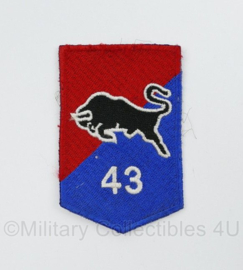 KL 43 Gemechaniseerde brigade DT2000 embleem - 7,5  x 5 cm - origineel