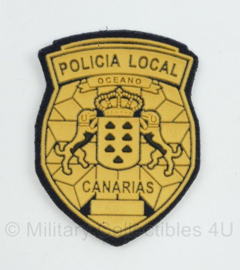 Embleem Spaanse Policia Local Canarias - met klittenband - 7,5 x 6 cm - origineel