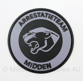 DSI 3D PVC embleem - Zonder klittenband - Arrestatieteam Midden - 8 x 8 cm.